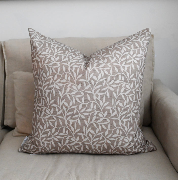 Willow Leaf Square Cushion