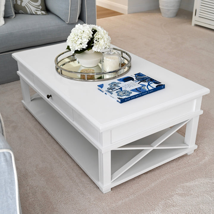 South Beach Hamptons Cross Leg Coffee Table