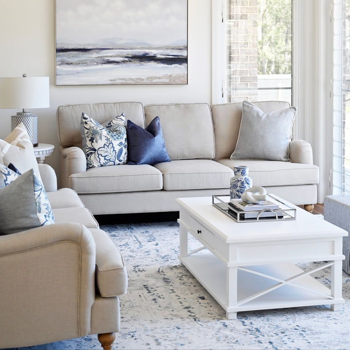 South Beach Hamptons Cross Leg Coffee Table