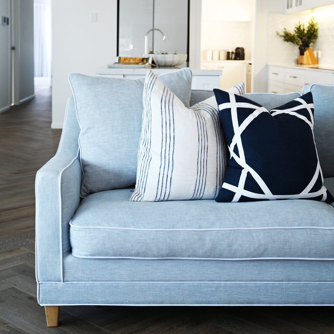 Martha 2 Seater Linen Lounge