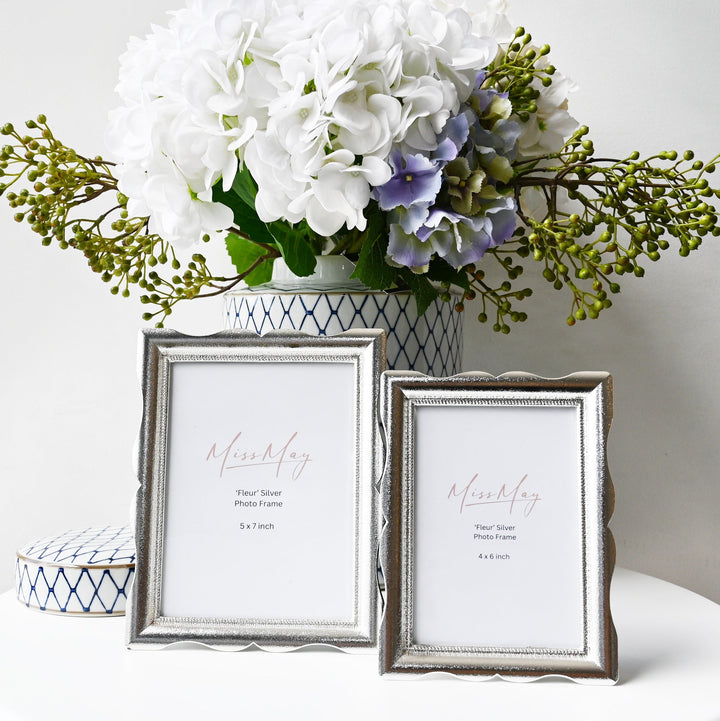 Fleur Silver photo frame
