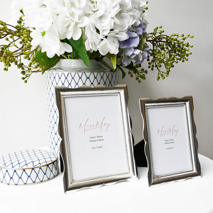Fleur Silver photo frame