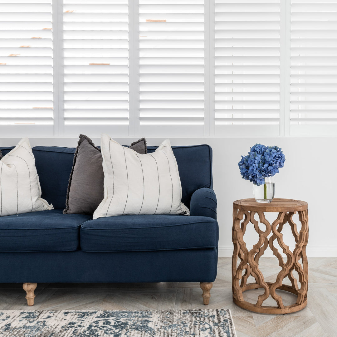 Madeline Linen 3 Seater Lounge
