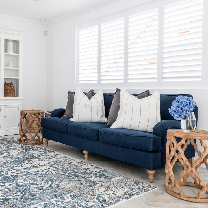Madeline Linen 3 Seater Lounge