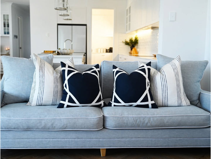 Martha 3 Seater Linen Lounge