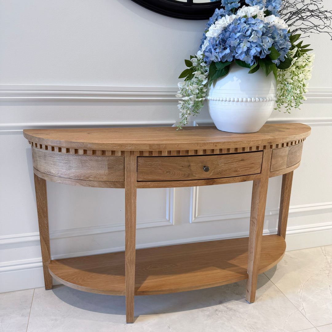 Regency Medium Curved Console Table