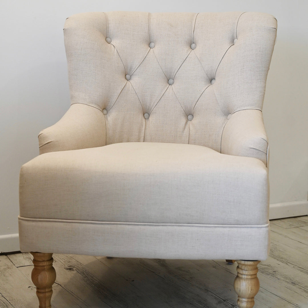 Sarah Linen Armchair