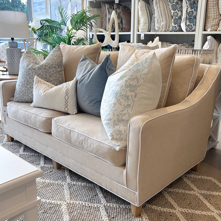 Martha 2 Seater Linen Lounge