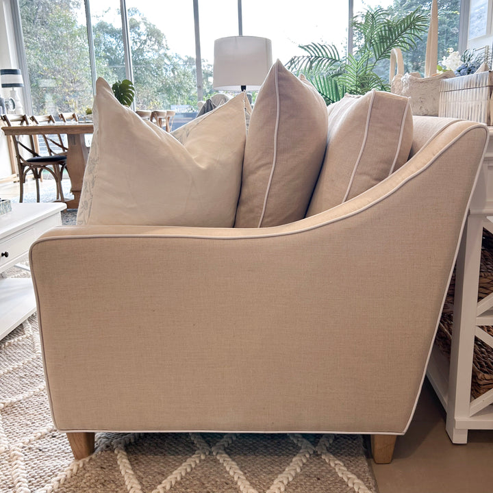 Martha 2 Seater Linen Lounge