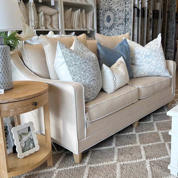 Martha 2 Seater Linen Lounge