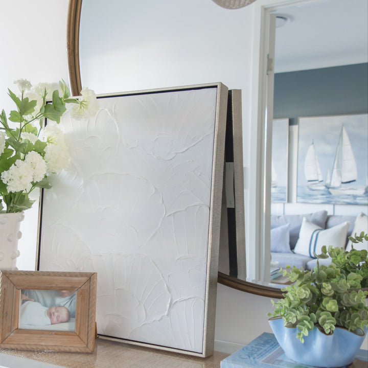 Sailing Dreams 2 Canvas In Antique Silver Frame