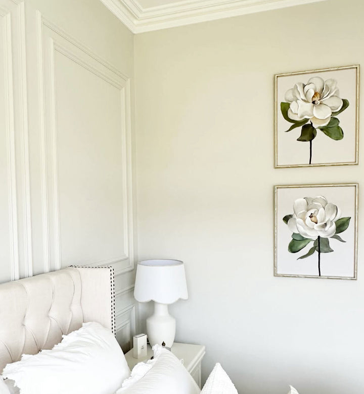 Magnolia 1 Small Canvas In Bamboo Champagne Frame