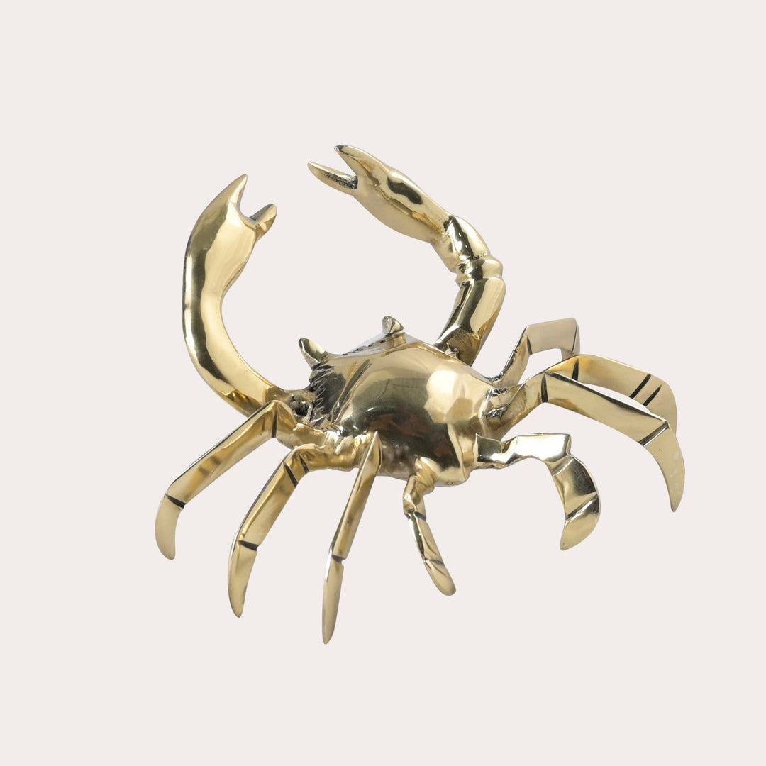 Crab Decorative Brass Sculpture