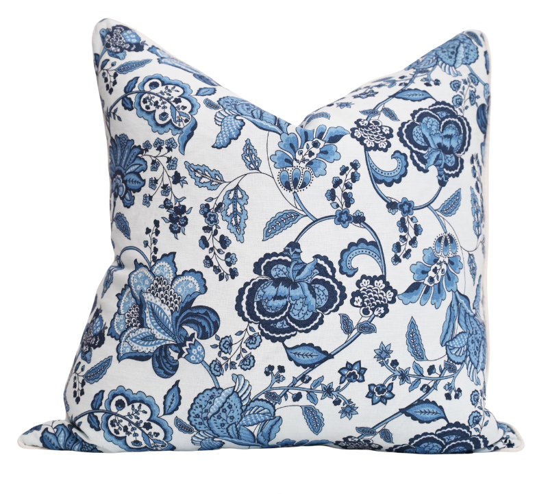 Blossom Linen Square Cushion