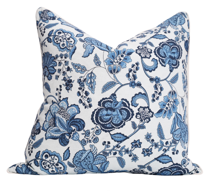 Blossom Linen Square Cushion