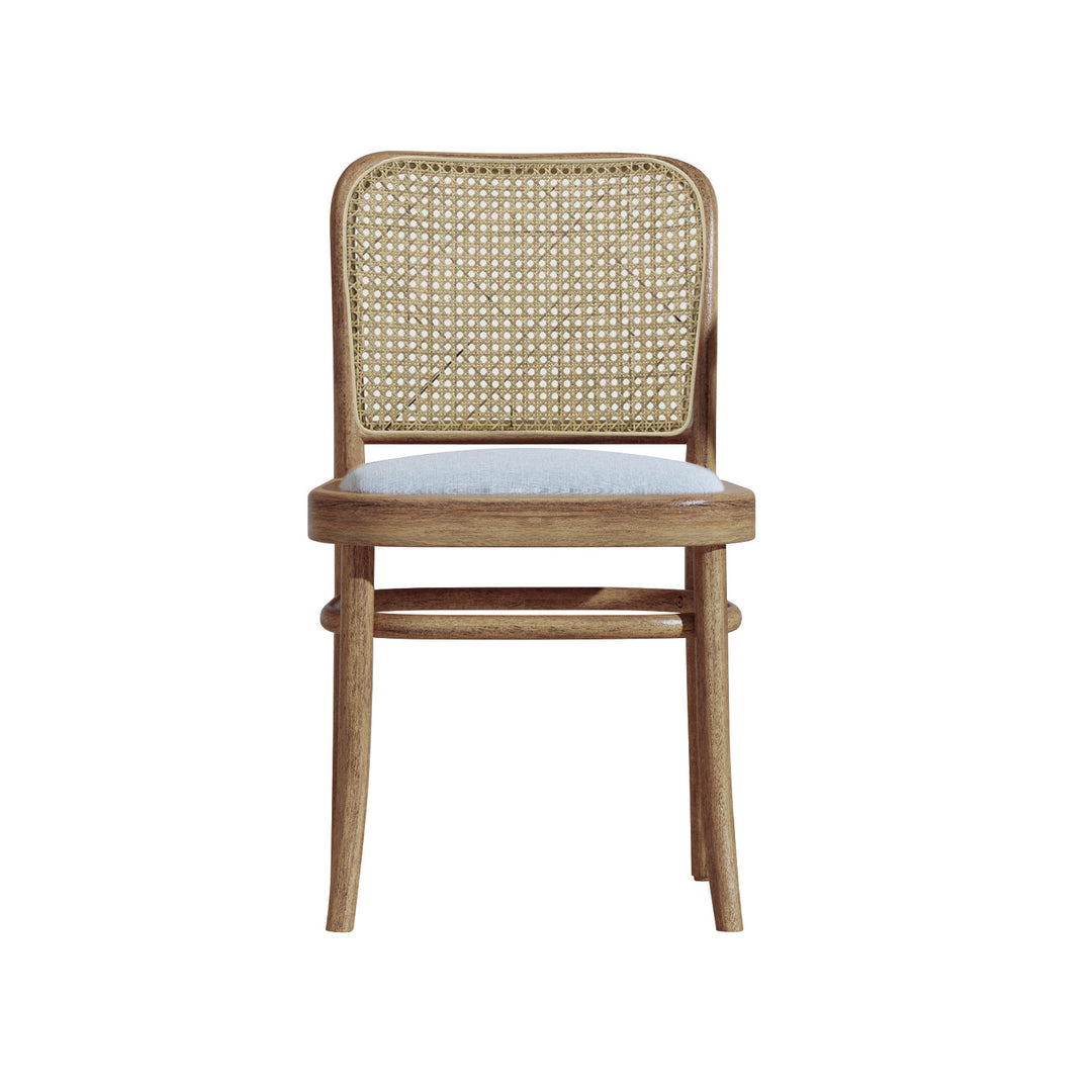 Riviera Natural Oak and Linen Dining Chair