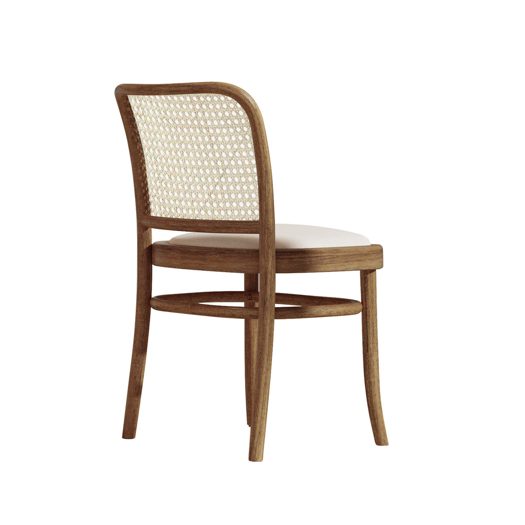 Riviera Natural Oak and Linen Dining Chair