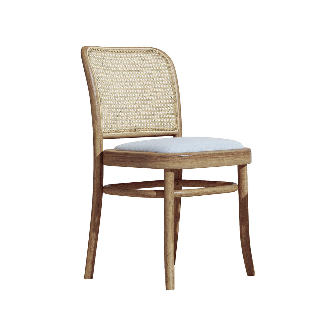 Riviera Natural Oak and Linen Dining Chair