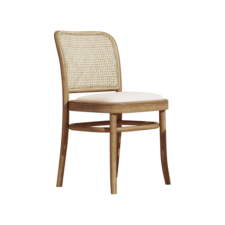 Riviera Natural Oak and Linen Dining Chair