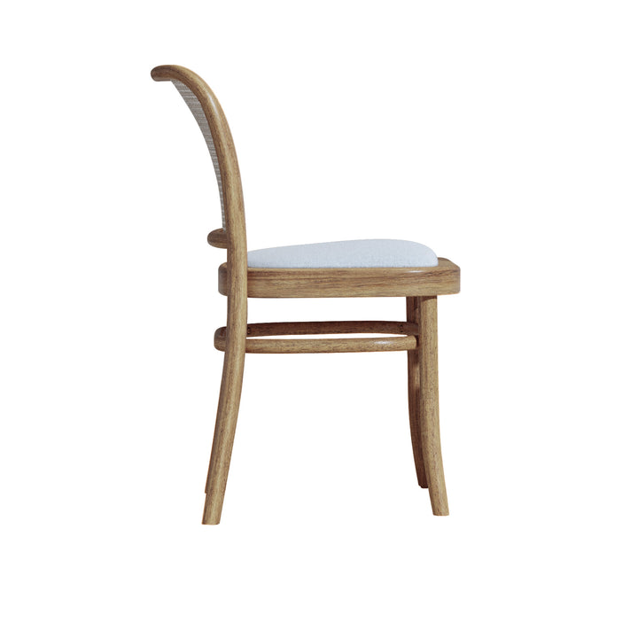 Riviera Natural Oak and Linen Dining Chair