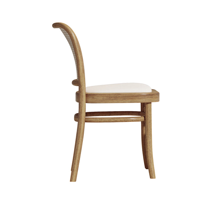 Riviera Natural Oak and Linen Dining Chair