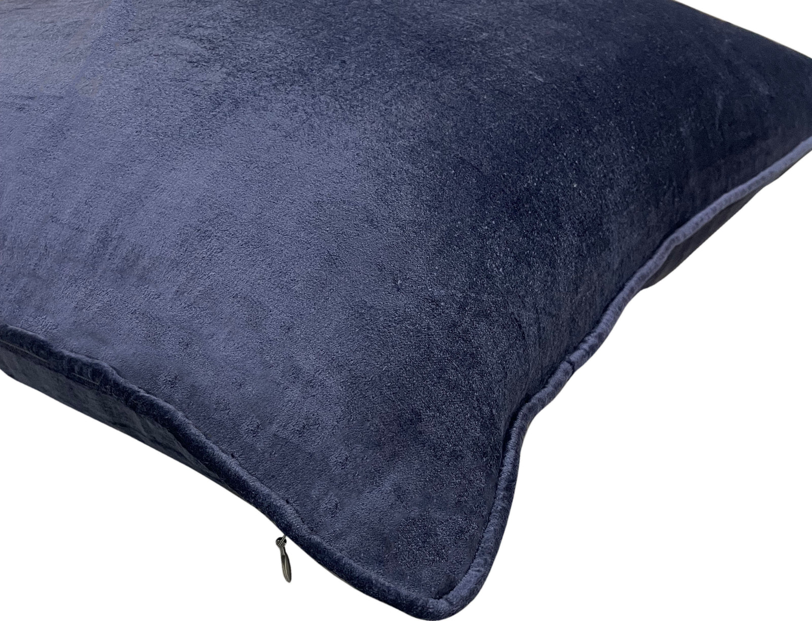 Sapphire Velvet Luxury Square Cushion With Feather Insert