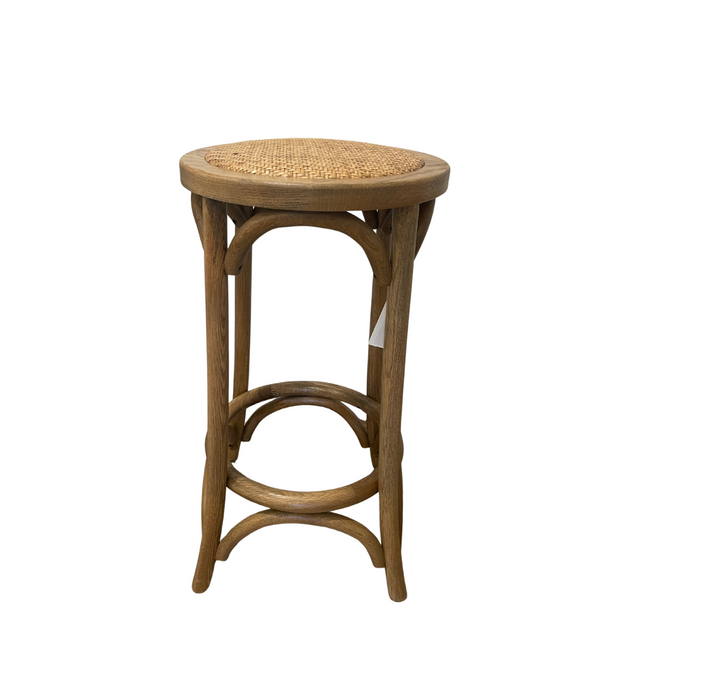 Carter Round Rattan Kitchen Stool