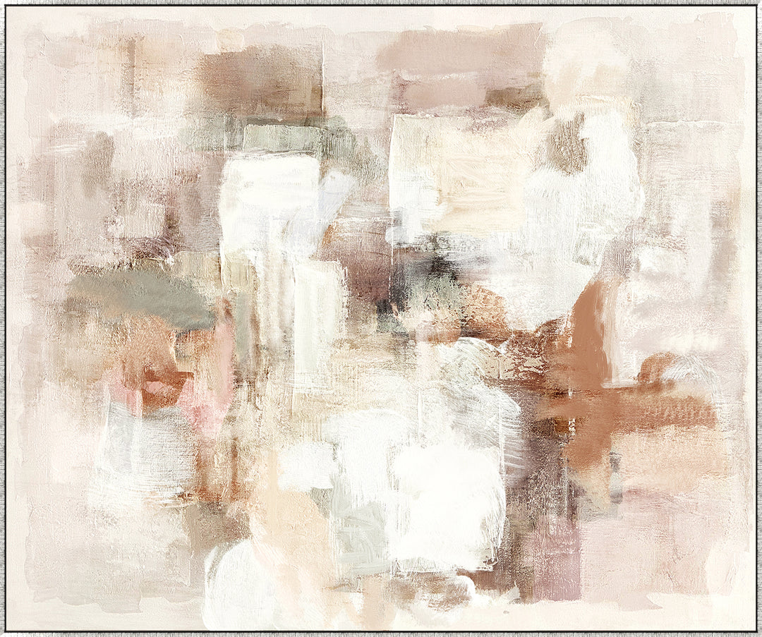Soft Terrain Canvas in Antique Silver Frame
