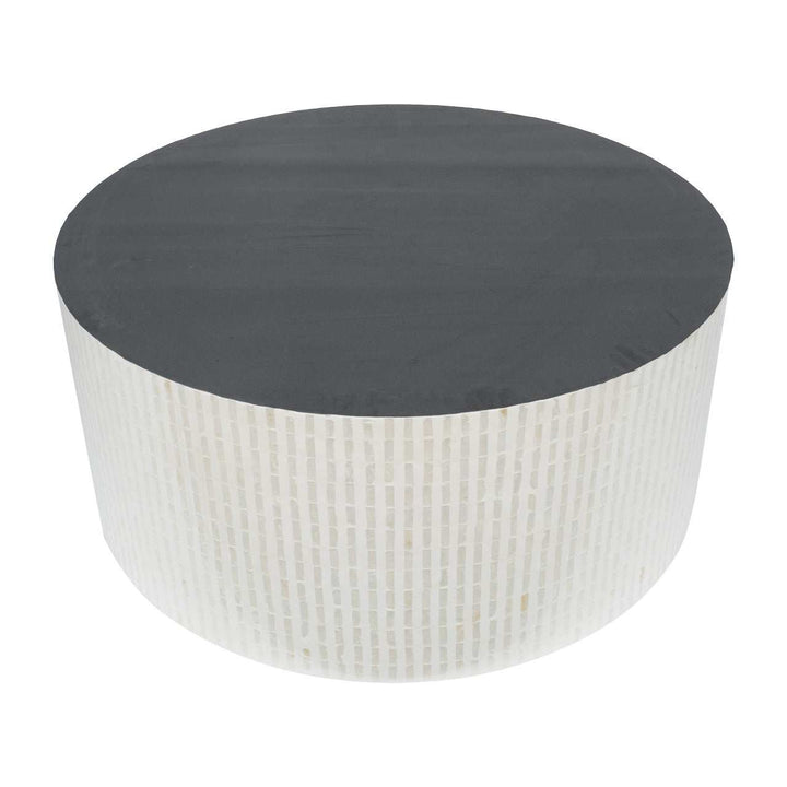 Mother Of Pearl Round Coffee Table