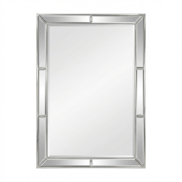 Windsor Silver Rectangular Wall Mirror