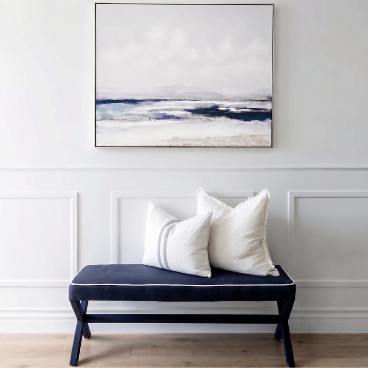 Ocean Breeze Canvas In Antique Silver Frame