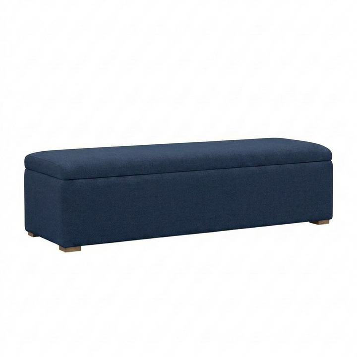 Abigail Plain Top Upholstered Storage Box