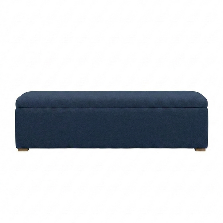Abigail Plain Top Upholstered Storage Box