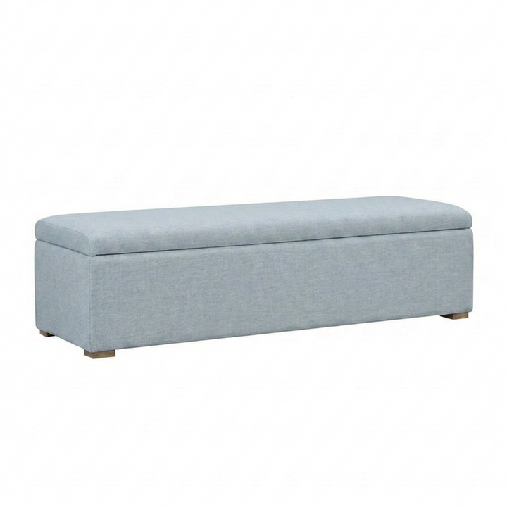 Abigail Plain Top Upholstered Storage Box