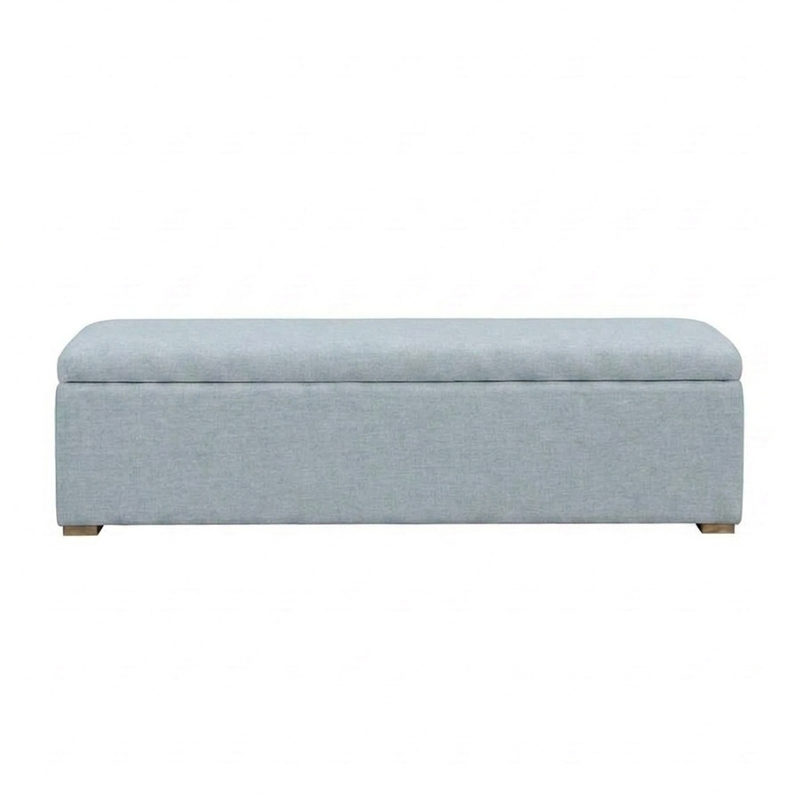 Abigail Plain Top Upholstered Storage Box