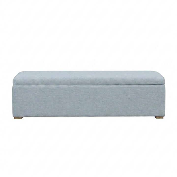 Abigail Plain Top Upholstered Storage Box