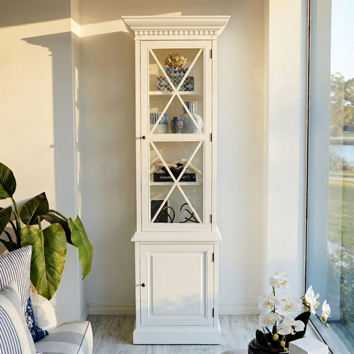 Regency One Bay Glass Display Cabinet