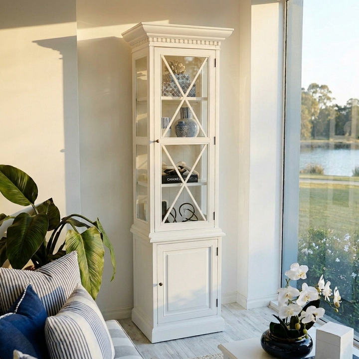 Regency One Bay Glass Display Cabinet