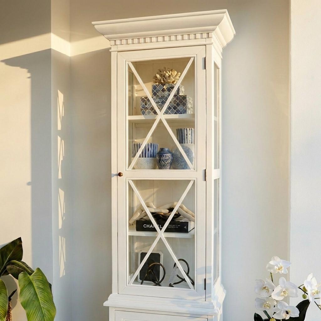 Regency One Bay Glass Display Cabinet