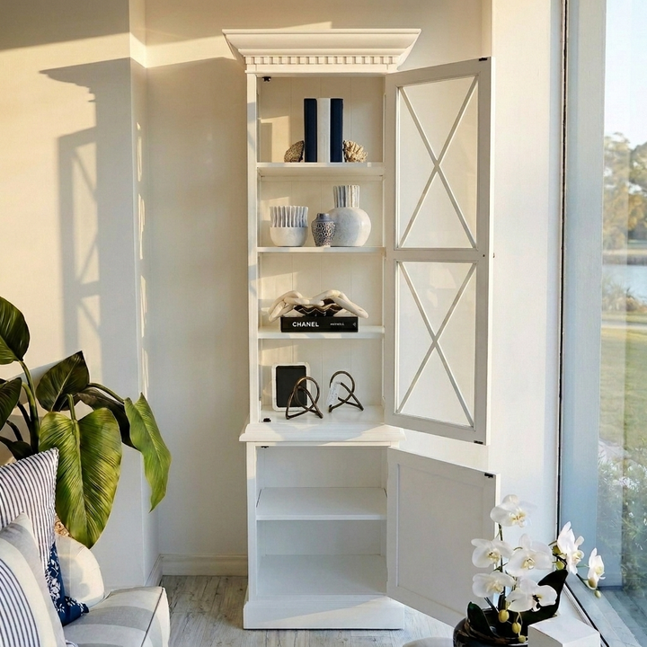 Regency One Bay Glass Display Cabinet