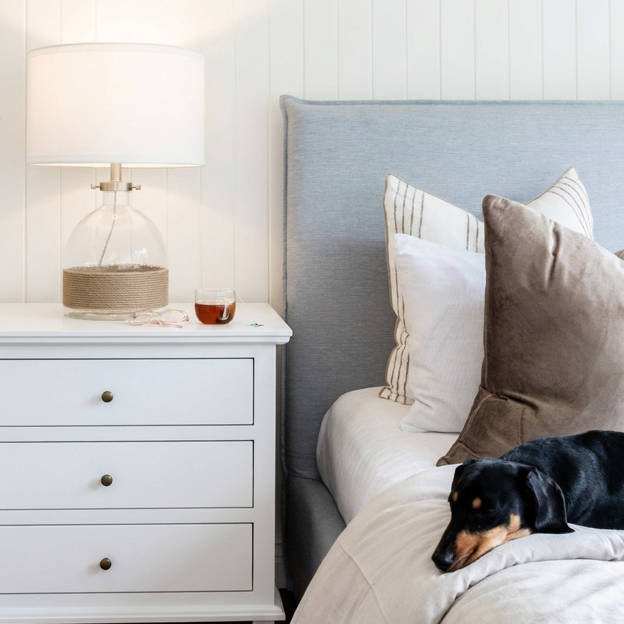 Castaway Rope And Glass Table Lamp