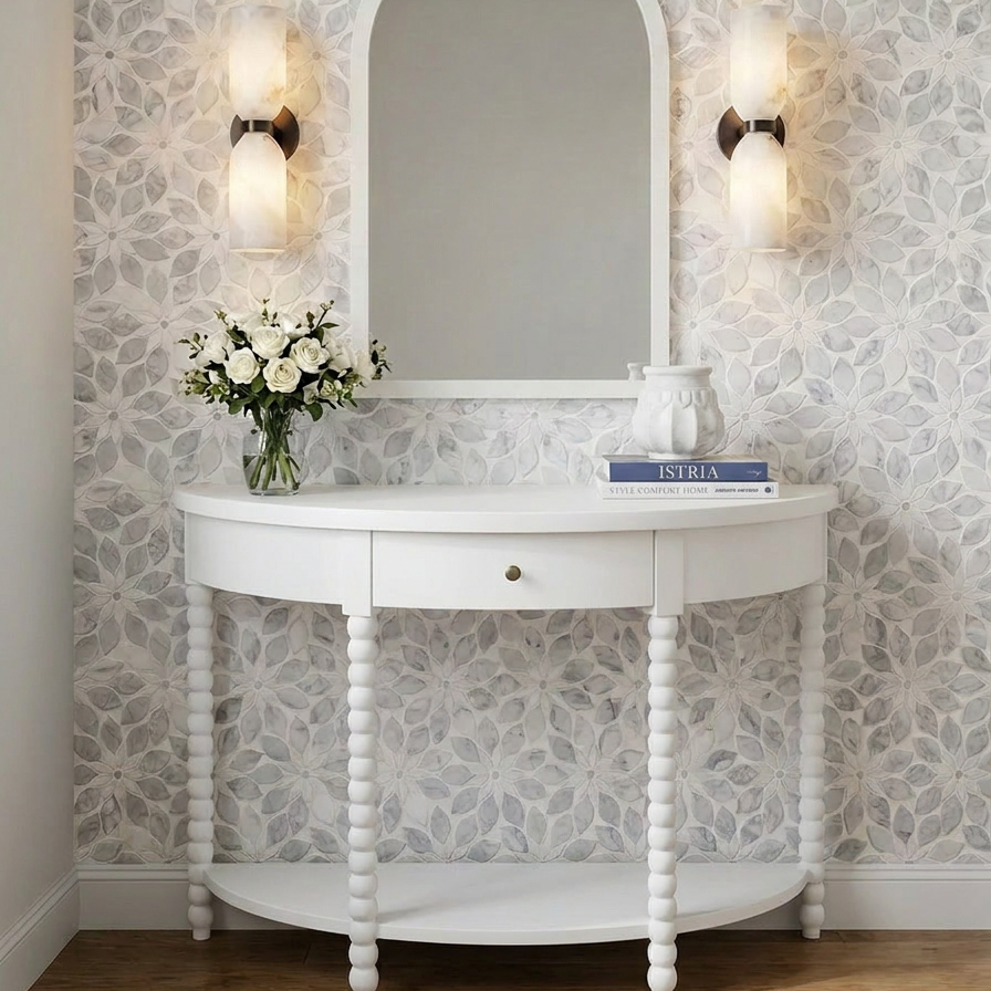 Bobbin Small Curved Console