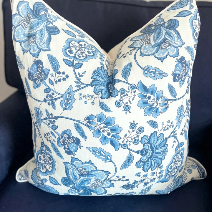 Blossom Linen Square Cushion