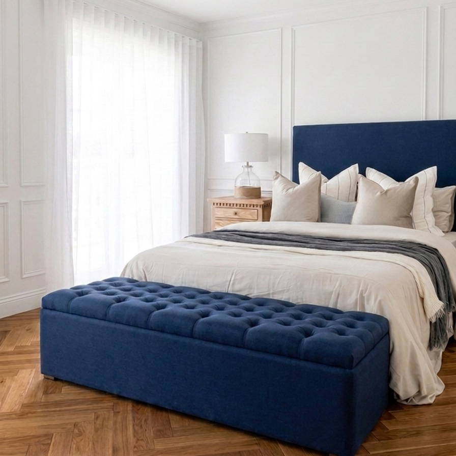 Charlotte Tufted Upholstered Storage Box