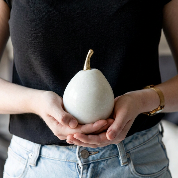Pear sand quartz decoration