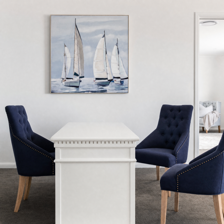 Sail Away Canvas In Antique Silver Frame