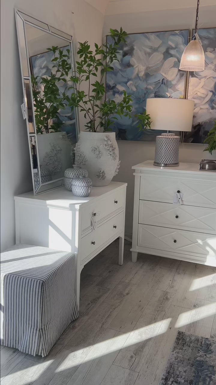 Hydrangea Haven 3 piece set Canvas In Antique Silver Frame