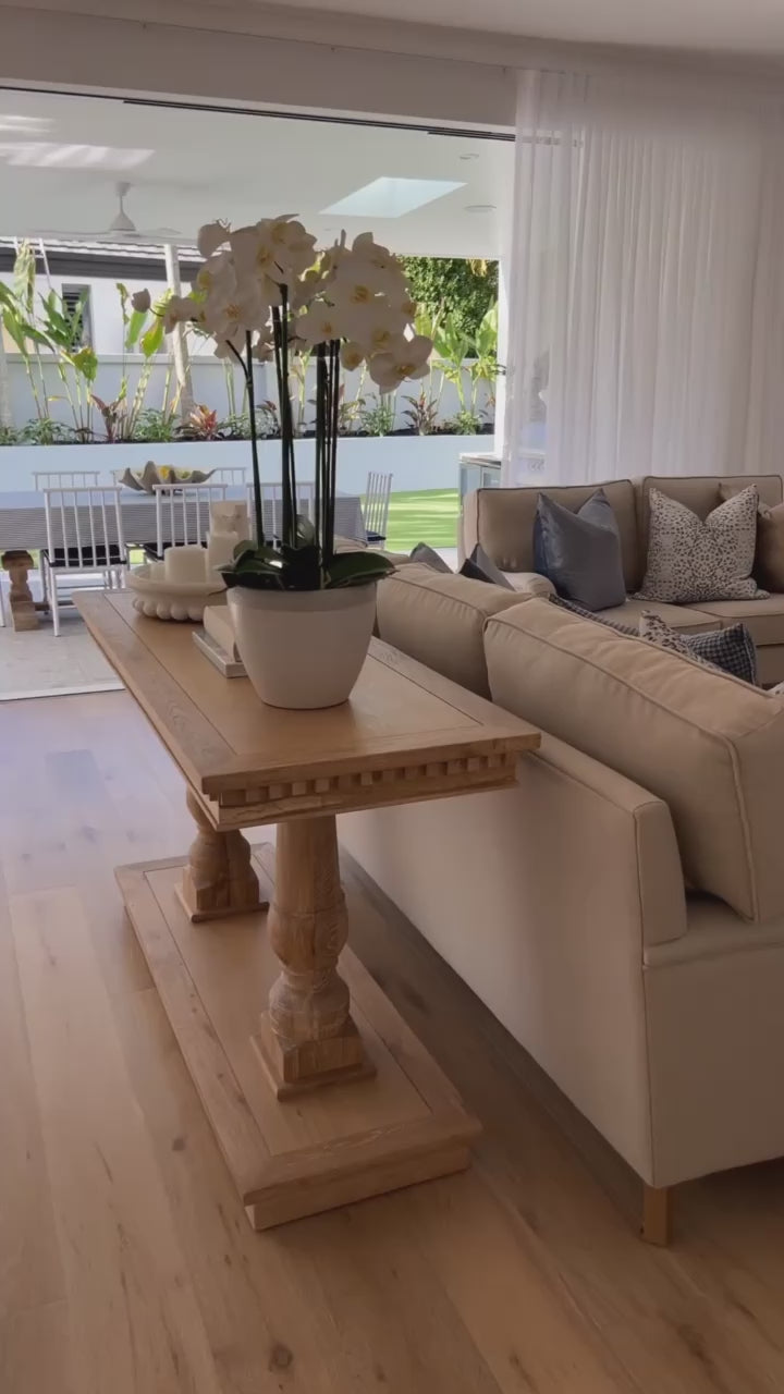 Madeline Linen 3 Seater Lounge