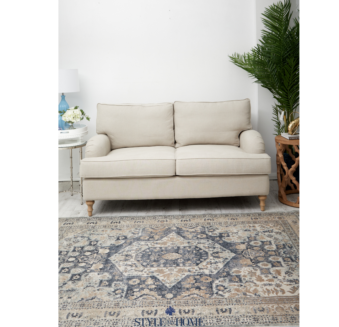 Madeline Linen 2 Seater Lounge