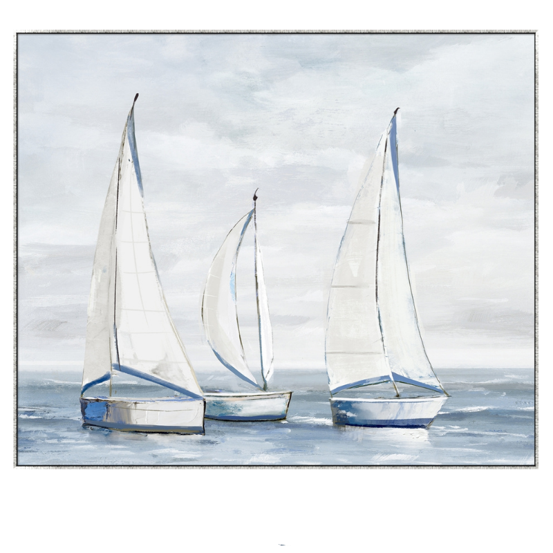 Regatta Canvas In Antique Silver Frame